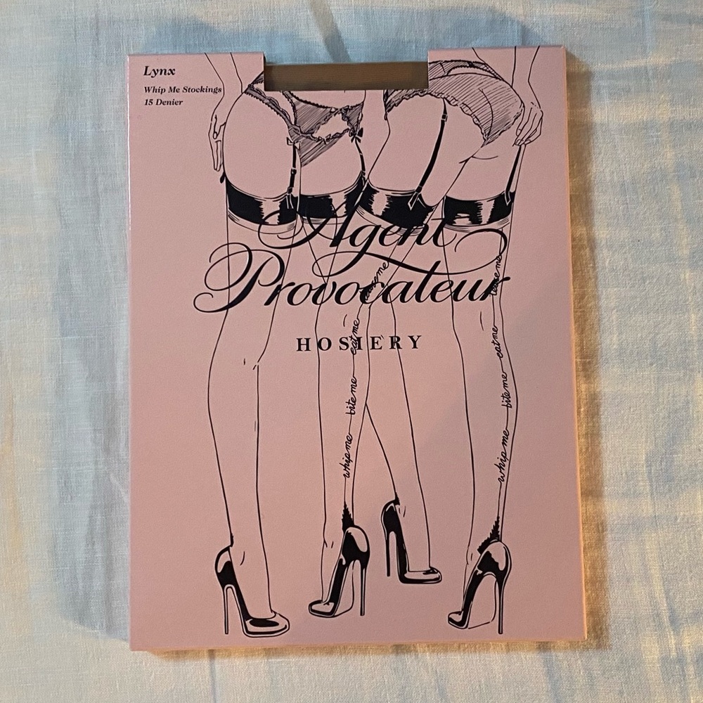 Agent Provocateur | Lynx Whip Me Stockings 15 Denier | size S